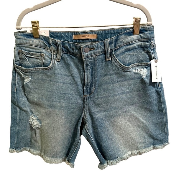 Joe’s Jeans NWT Blue Distressed Vintage  Denim Shorts in Sz 31 - Picture 2 of 6